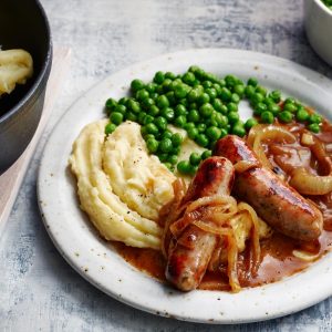 Sausage, Mash n Veg