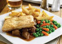 Steak Pie Chips n Veg