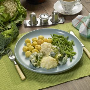 Cauliflower and Broccoli Bake