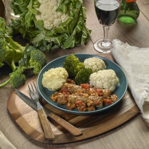 Vegetarian Sausage Casserole